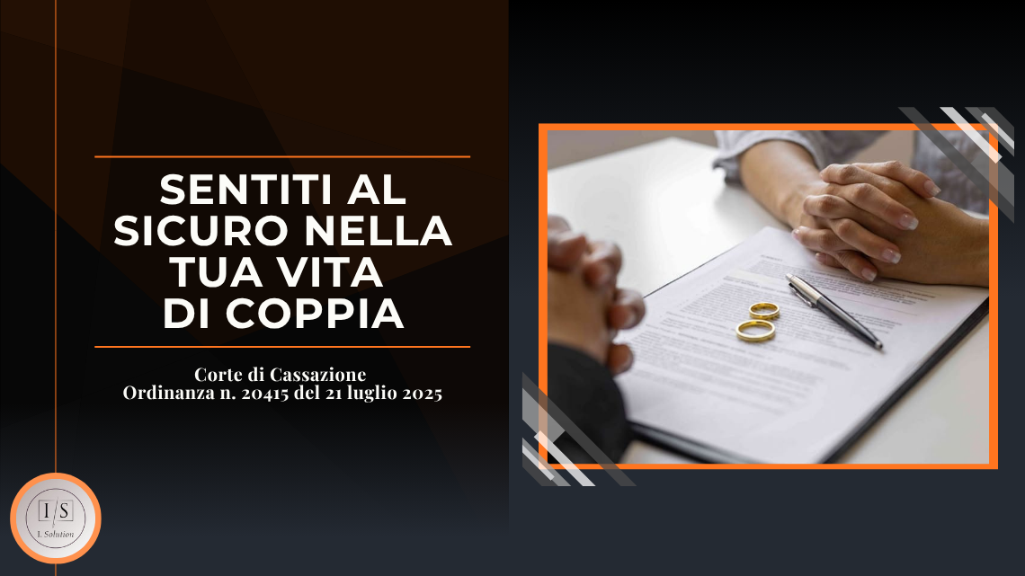 Sentiti al sicuro nella tua vita di coppia